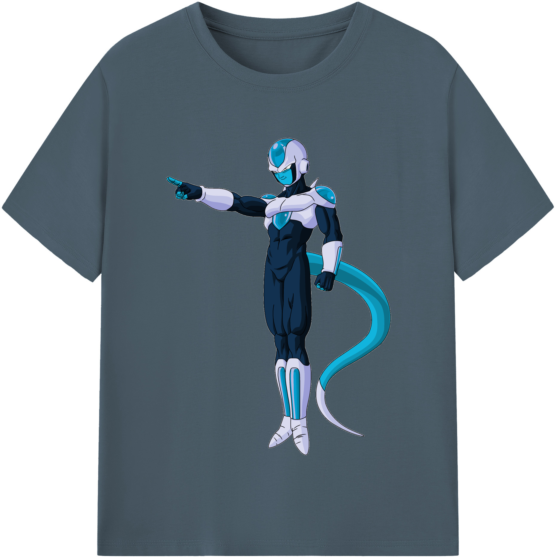（画像用） ドラゴンボール フリーザ DRAGON BALL Frieza 綿100％半袖Tシャツ（フロントプリント）